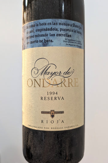 Mayor De Ondarre 1994 Rioja Reserva
